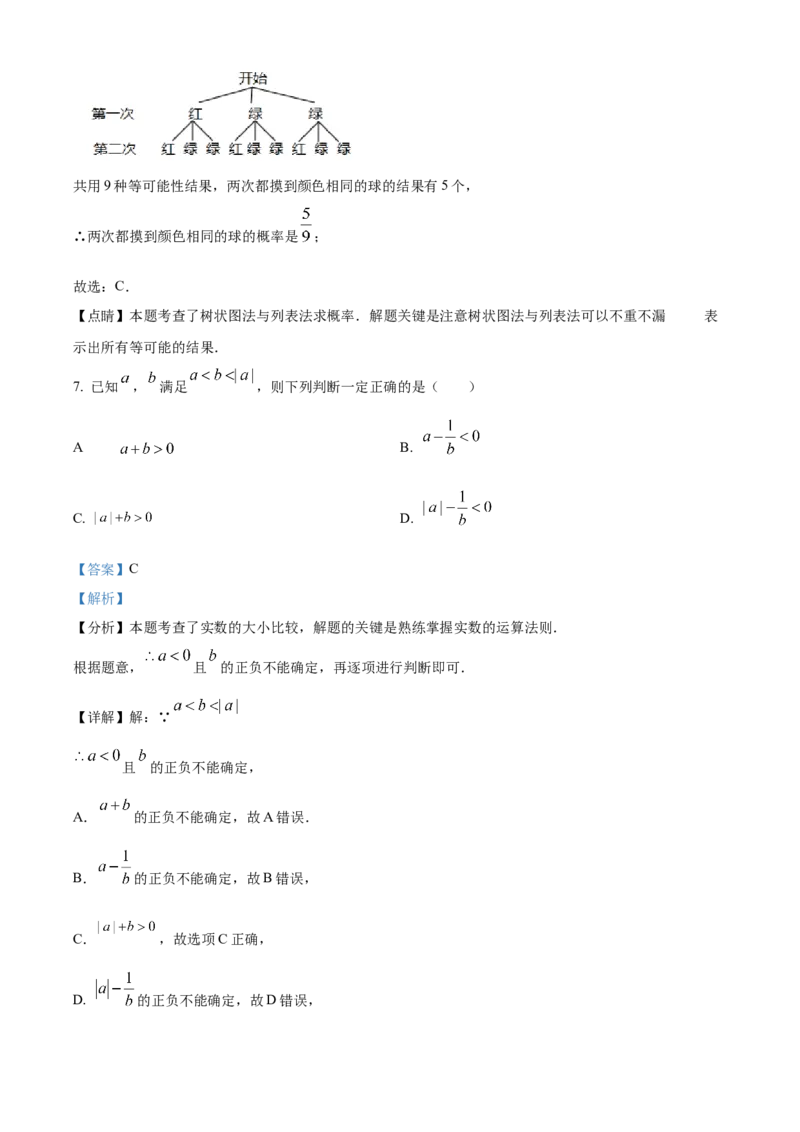 精品解析：2025年安徽省宣城市宁国市中考一模数学试卷（解析版）_2025年安徽省中考模拟试卷数学_2025年安徽数学一模卷62份_精品解析：2025年安徽省宣城市宁国市中考一模数学试卷
