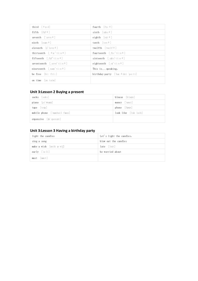 川教版英语五年级下册单词默写表_26春四年级上下册人教版_四上英语合集人教版PEP英语四年级上册新教材（教学视频+课件+动画+音频+练习+教案）_17练习资料_《小学英语单词默写表》