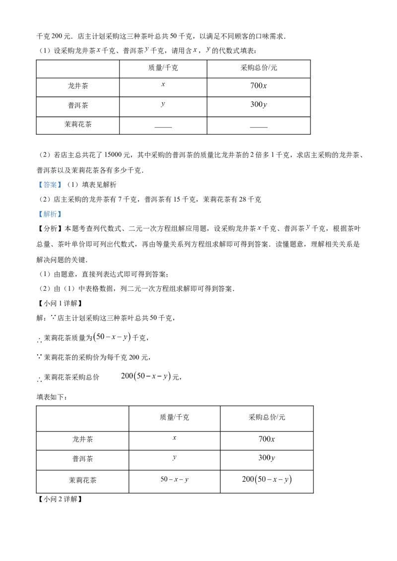 精品解析：2025年安徽省马鞍山市中考三模数学试题（解析版）_2025年安徽省中考模拟试卷数学_2025年安徽数学三模卷68份_精品解析：2025年安徽省马鞍山市中考三模数学试题