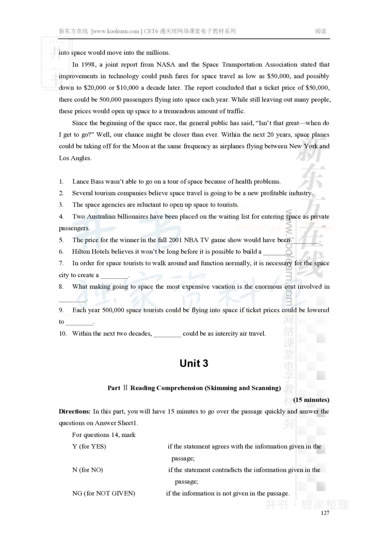 新东方在线六级高分精品班-阅读讲义_大学英语四六级_赠送_四六级作文模板+单词_阅读