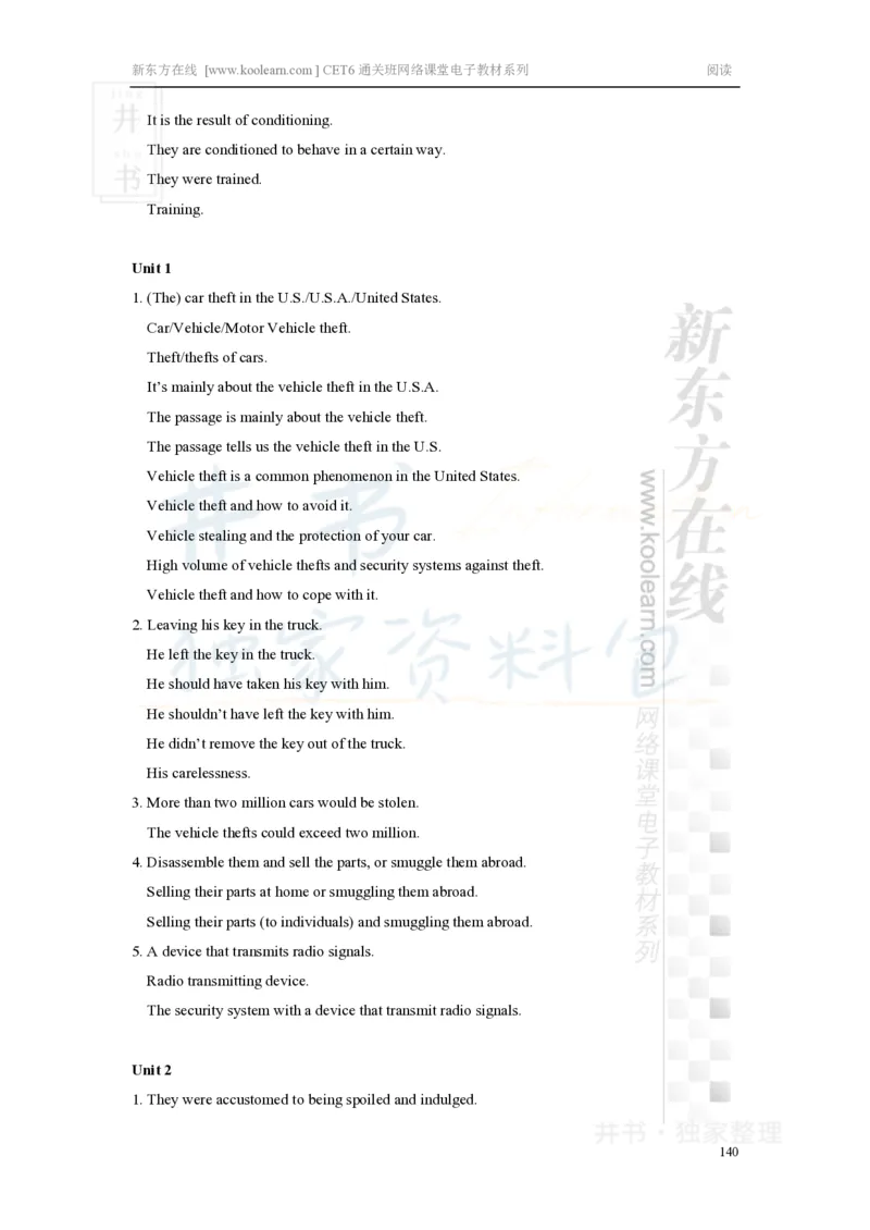 新东方在线六级高分精品班-阅读讲义_大学英语四六级_赠送_四六级作文模板+单词_阅读