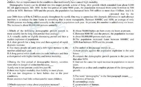 大学英语六级阅读理解107篇_大学英语四六级_赠送_四六级作文模板+单词_阅读