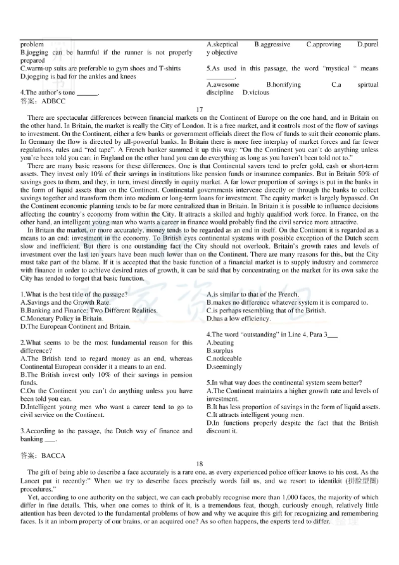 大学英语六级阅读理解107篇_大学英语四六级_赠送_四六级作文模板+单词_阅读