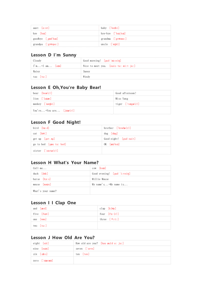 川教版英语三年级上册单词默写表_26春四年级上下册人教版_四上英语合集人教版PEP英语四年级上册新教材（教学视频+课件+动画+音频+练习+教案）_17练习资料_《小学英语单词默写表》