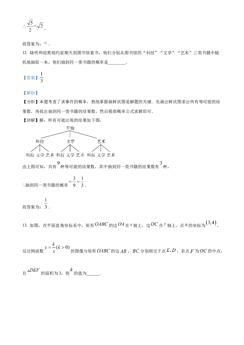 精品解析：2025年安徽省合肥市四十五中学森林城校分校中考第三次模拟数学试卷（解析版）_2025年安徽省中考模拟试卷数学_2025年安徽数学三模卷68份
