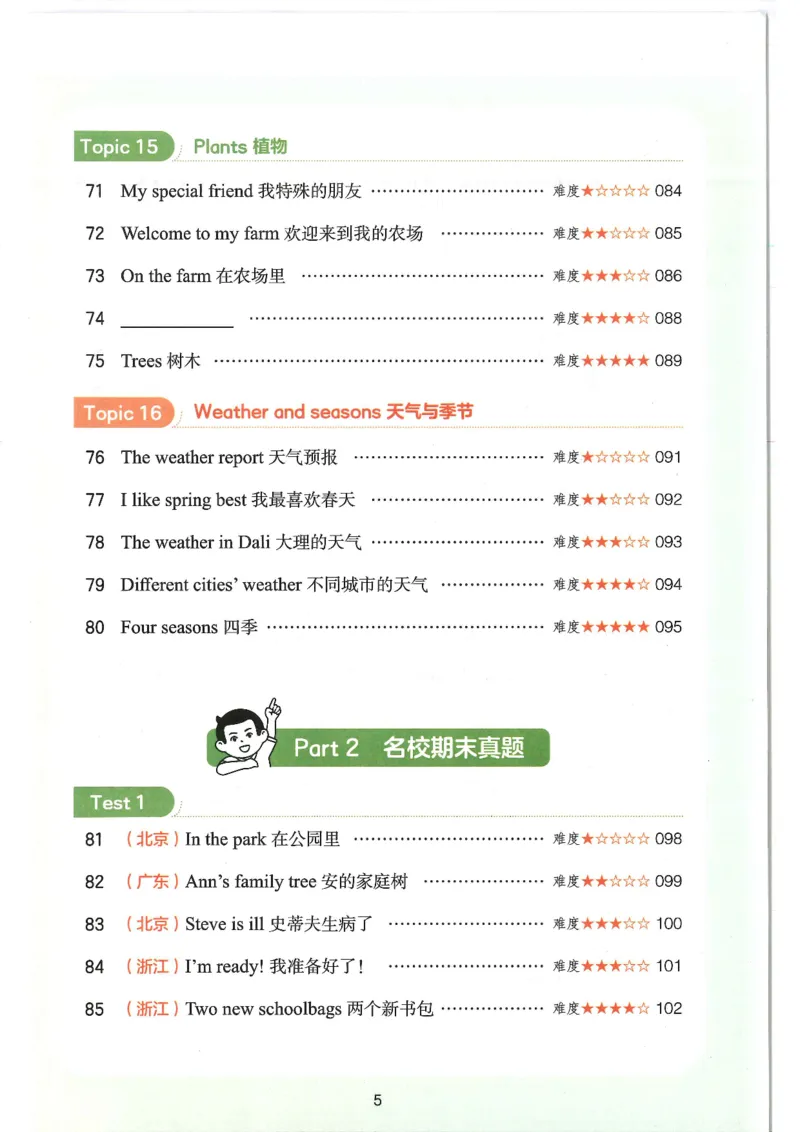 四年级25版《一本小学英语阅读训练100篇》（第8版）_26春四年级上下册人教版_四上英语合集人教版PEP英语四年级上册新教材（教学视频+课件+动画+音频+练习+教案）_17练习资料