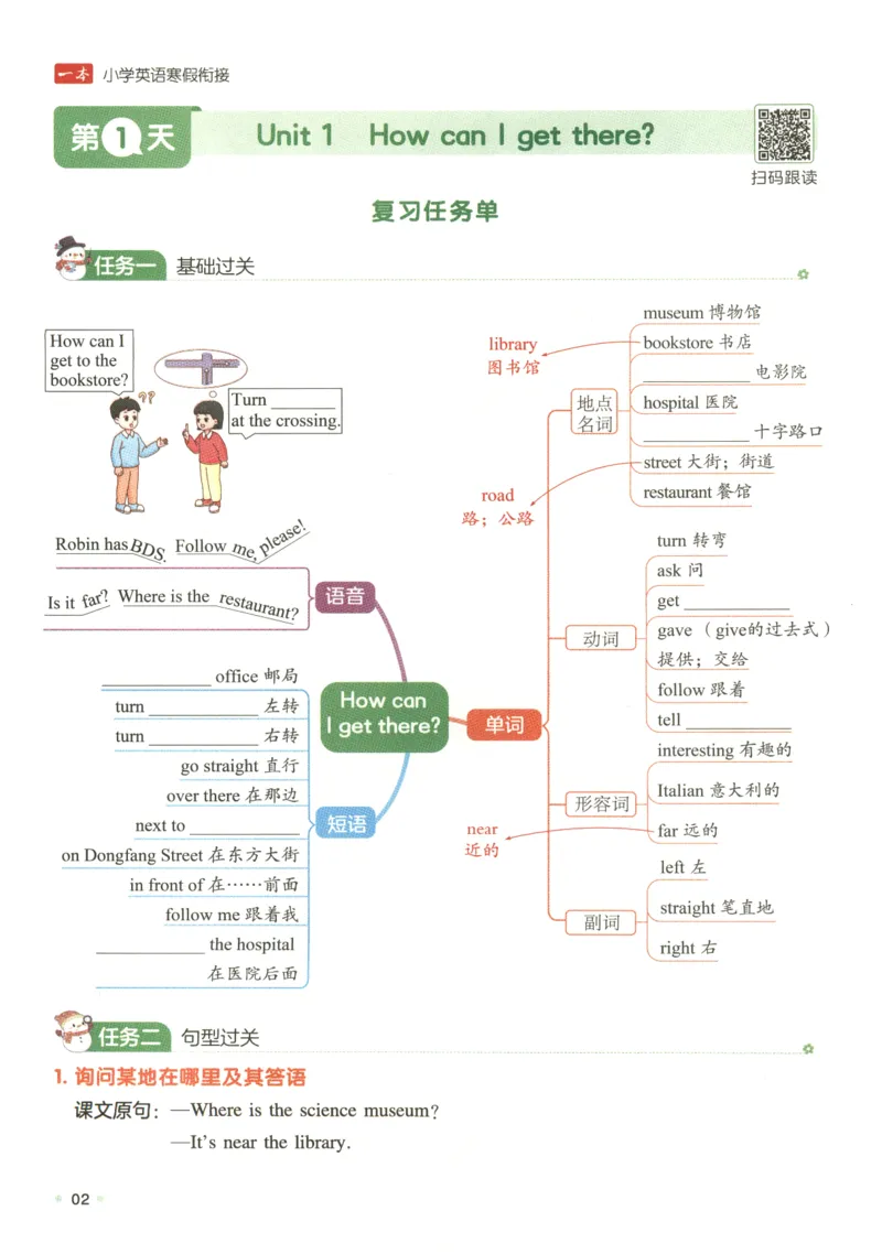 六年级英语人教PEP25版《一本寒假衔接》_26春四年级上下册人教版_四上英语合集人教版PEP英语四年级上册新教材（教学视频+课件+动画+音频+练习+教案）_17练习资料