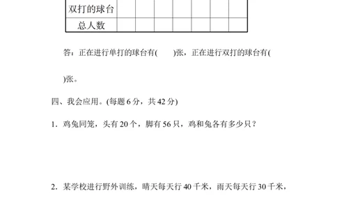 教材过关卷(9)_2026春人教版数学四年级下册_四下人教数学_四年级下册_拓展习题_过关检测卷