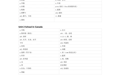 冀教版（一起）英语五年级下册单词默写表_26春四年级上下册人教版_四上英语合集人教版PEP英语四年级上册新教材（教学视频+课件+动画+音频+练习+教案）_17练习资料_冀教版（一起）