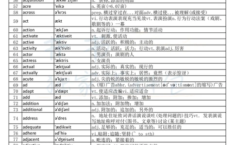 大学英语六级词汇完整版带音标-顺序版_大学英语四六级_赠送_四六级作文模板+单词_四六级单词正序＋乱序