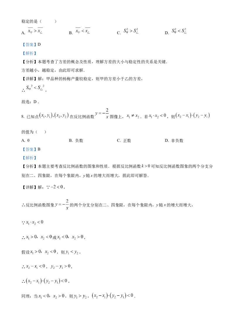 精品解析：2025年安徽省安庆市桐城市市部分学校联考二模数学试题（解析版）_2025年安徽省中考模拟试卷数学_2025年安徽数学二模卷61份