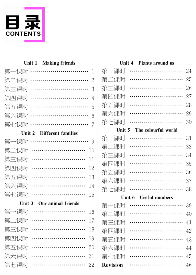 教案三英目录_26春四年级上下册人教版_四上英语合集人教版PEP英语四年级上册新教材（教学视频+课件+动画+音频+练习+教案）_19同步教案课件_人教pep3_3-6上册_教案3英语人教上（24秋）