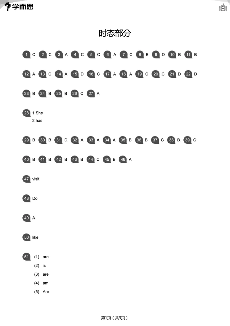小学语法1000题_26春四年级上下册人教版_四上英语合集人教版PEP英语四年级上册新教材（教学视频+课件+动画+音频+练习+教案）_17练习资料_小学英语（预习复习资料大礼包）
