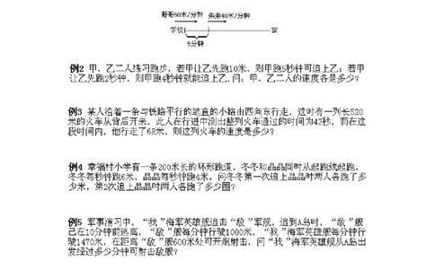 小学四年级下册数学奥数知识点讲解第7课《行程问题》试题附答案_2026春人教版数学四年级下册_四下人教数学_四年级下册_拓展习题_奥数4年级下册