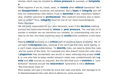 四级单项选择阅读理解附讲解一_大学英语四六级_赠送_四六级作文模板+单词_阅读