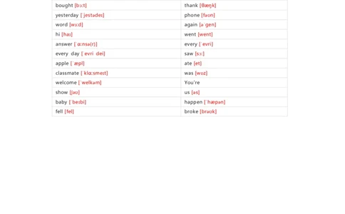 冀教版（一起）英语五年级上册单词默写表_26春四年级上下册人教版_四上英语合集人教版PEP英语四年级上册新教材（教学视频+课件+动画+音频+练习+教案）_17练习资料_冀教版（一起）