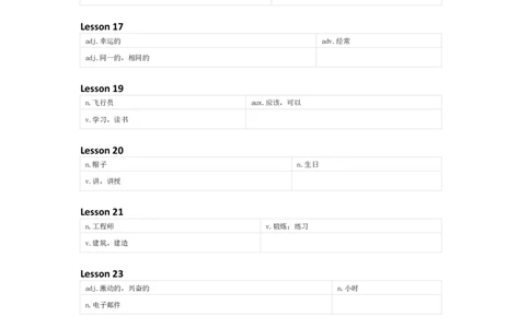 北京版（一起）英语五年级下册单词默写表_26春四年级上下册人教版_四上英语合集人教版PEP英语四年级上册新教材（教学视频+课件+动画+音频+练习+教案）_17练习资料_北京版