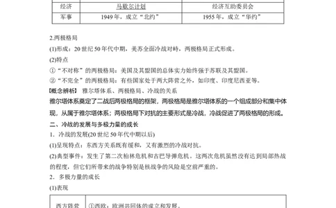 2023年高考历史一轮复习（部编版新高考）第19讲课题52　冷战与国际格局的演变_07高考历史_新高考复习资料_2023年新高考复习资料_2023新高考大一轮复习讲义