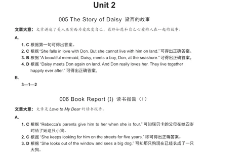 读霸小学英语阅读128篇3年级（参考答案及详解）+48_26春四年级上下册人教版_四上英语合集人教版PEP英语四年级上册新教材（教学视频+课件+动画+音频+练习+教案）_17练习资料