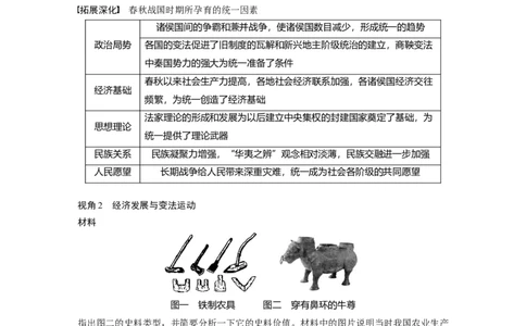 2024年高考历史一轮复习（部编版）板块1第1单元第2讲　诸侯纷争与变法运动_07高考历史_2024年新高考资料_1.2024一轮复习_2024年高考历史一轮复习讲义（部编版）