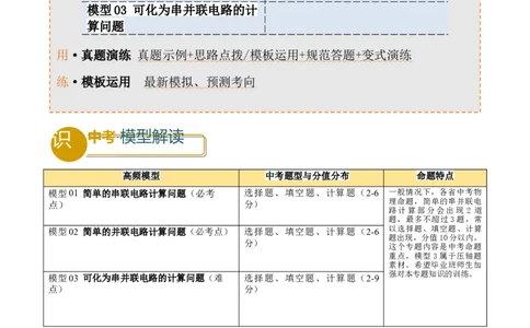 专题16串并联（含混联）电路必考的计算问题（解析版）_02中考总复习（2026版更新中）_04-物理-中考总复习_2025年中考复习资料_2025年中考物理答题方法模板