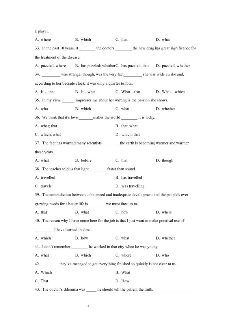 10名词性从句(精练)-2024年高考英语一轮复习语法能力突破必备(PPT+复习卡+精练题)(通用版)_03高考英语_通用版（老高考）复习资料_2024年复习资料_10.名词性从句(PPT+复习卡+精练题)(通用版)