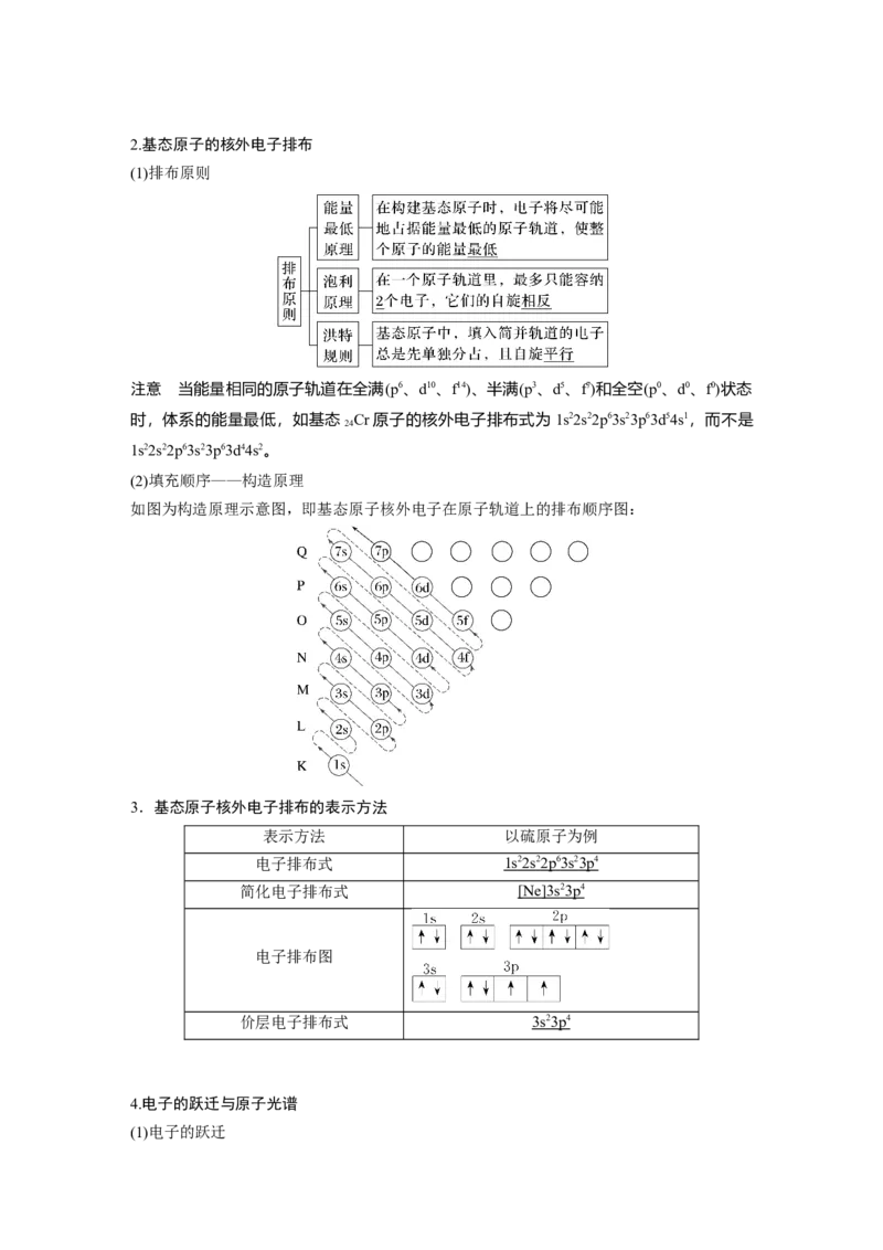 2023年高考化学一轮复习（全国版）第12章第66讲　原子结构与元素的性质_05高考化学_通用版（老高考）复习资料_2023年复习资料_一轮复习_2023年高考化学一轮复习讲义+课件（全国版）