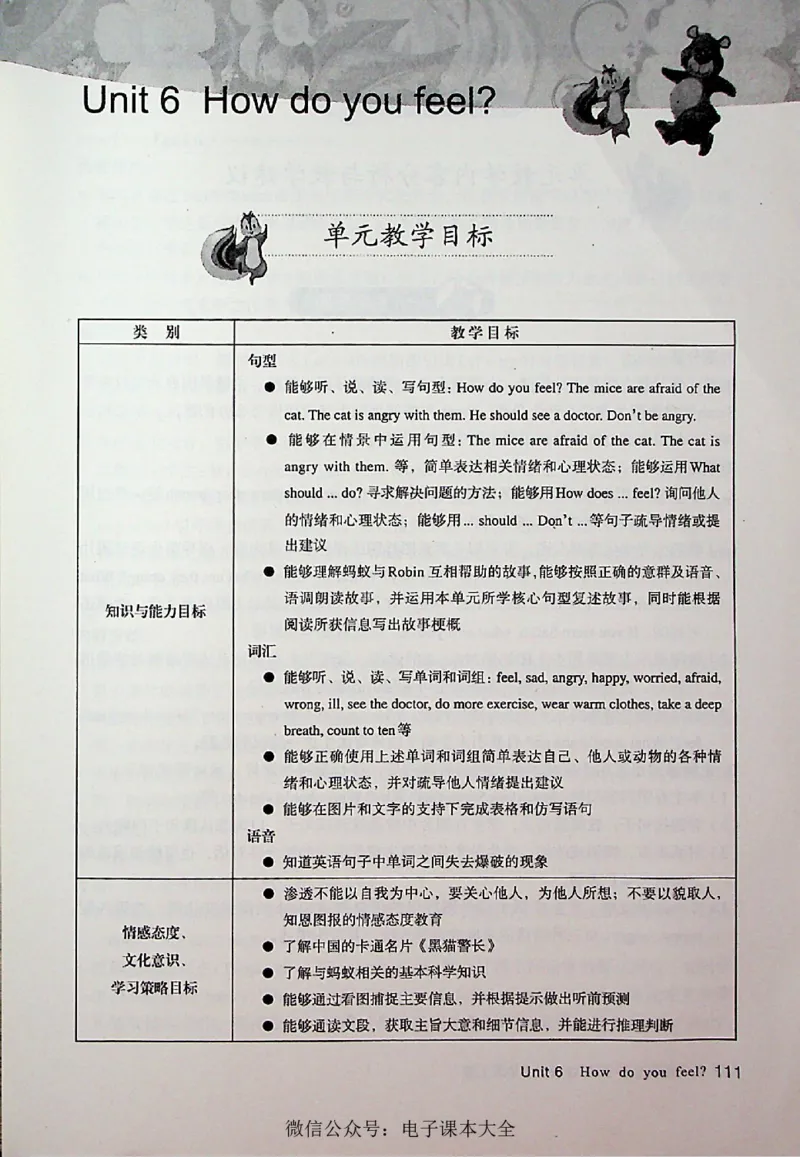 英语PEP6A教师教学用书_26春四年级上下册人教版_四上英语合集人教版PEP英语四年级上册新教材（教学视频+课件+动画+音频+练习+教案）_16教师用书_小学英语_人教版PEP