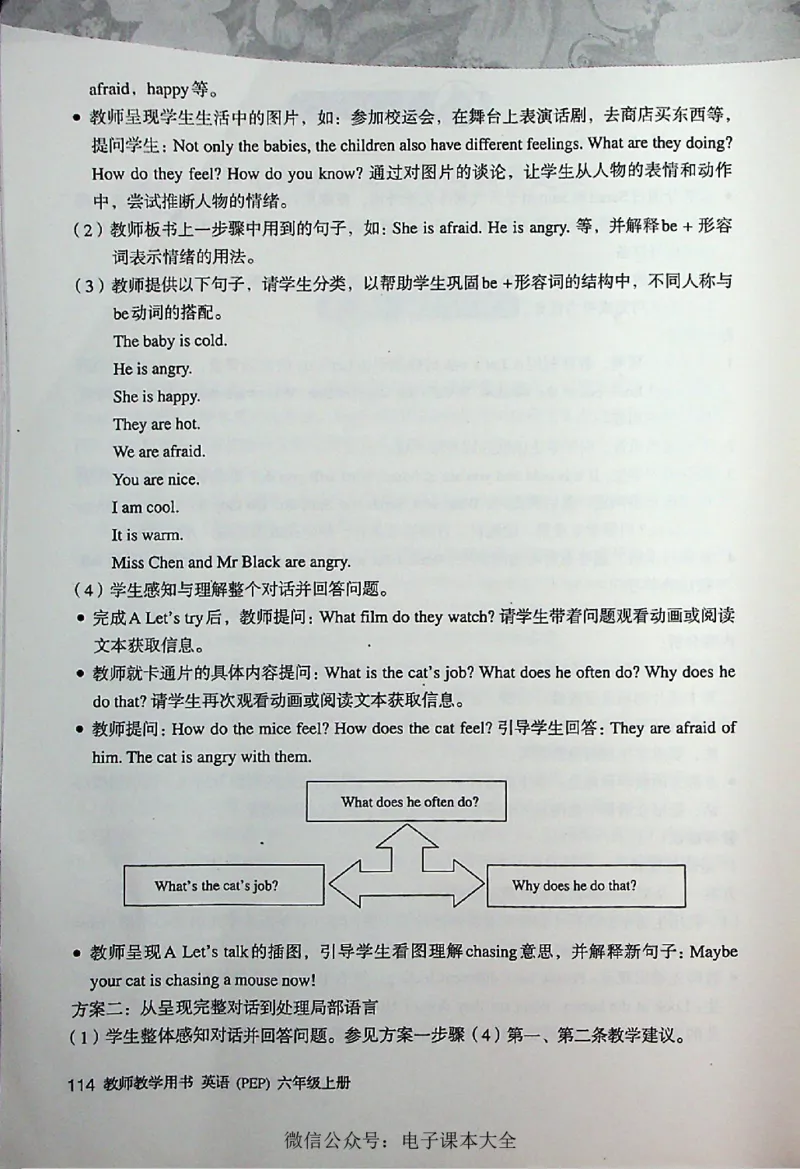 英语PEP6A教师教学用书_26春四年级上下册人教版_四上英语合集人教版PEP英语四年级上册新教材（教学视频+课件+动画+音频+练习+教案）_16教师用书_小学英语_人教版PEP