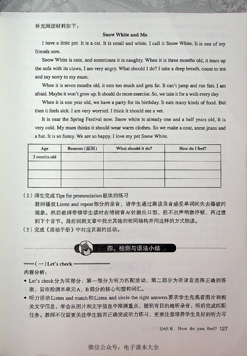英语PEP6A教师教学用书_26春四年级上下册人教版_四上英语合集人教版PEP英语四年级上册新教材（教学视频+课件+动画+音频+练习+教案）_16教师用书_小学英语_人教版PEP