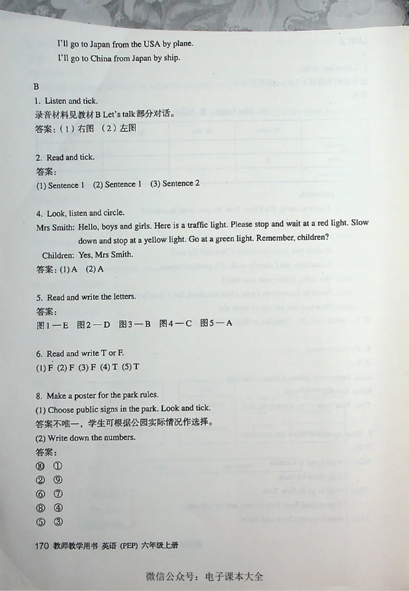 英语PEP6A教师教学用书_26春四年级上下册人教版_四上英语合集人教版PEP英语四年级上册新教材（教学视频+课件+动画+音频+练习+教案）_16教师用书_小学英语_人教版PEP