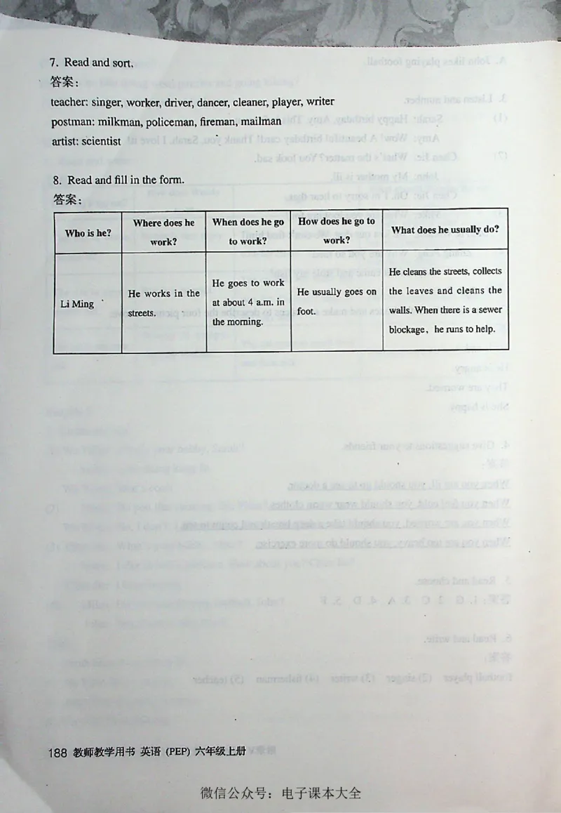 英语PEP6A教师教学用书_26春四年级上下册人教版_四上英语合集人教版PEP英语四年级上册新教材（教学视频+课件+动画+音频+练习+教案）_16教师用书_小学英语_人教版PEP