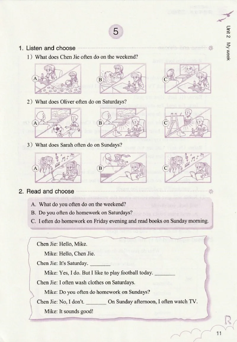 英语作业本PEP5A_26春四年级上下册人教版_四上英语合集人教版PEP英语四年级上册新教材（教学视频+课件+动画+音频+练习+教案）_17练习资料_PEP版《英语作业本》3-6年级上册（2025秋）
