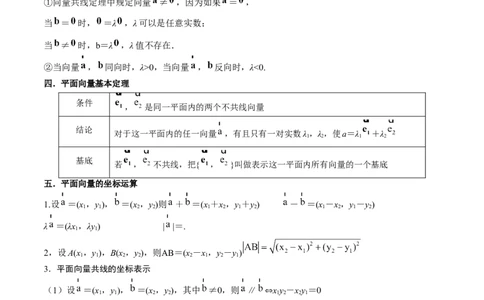 10.1平面向量的线性运算及基本定理（精讲）（教师版）_02高考数学_新高考复习资料_2024年新高考资料_一轮复习资料_完2024年高考数学一轮复习一隅三反系列（新高考）