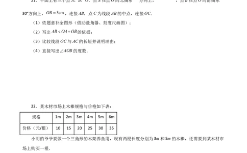 专题11.3与三角形有关的线段（三角形的边）（分层练习）（提升练）-（人教版）_初中数学_八年级数学上册（人教版）_专题突破练习-V4_2024版