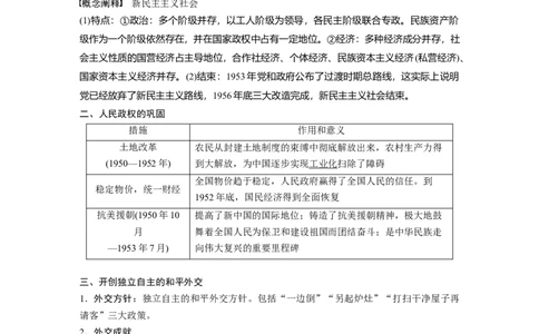 2024年高考历史一轮复习（部编版）板块3第8单元第22讲　中华人民共和国成立和向社会主义的过渡_07高考历史_2024年新高考资料_1.2024一轮复习_2024年高考历史一轮复习讲义（部编版）