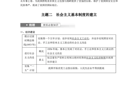 2024年高考历史一轮复习（部编版）板块3第8单元第22讲　中华人民共和国成立和向社会主义的过渡_07高考历史_2024年新高考资料_1.2024一轮复习_2024年高考历史一轮复习讲义（部编版）