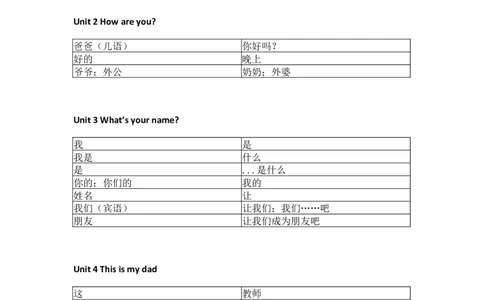 教科版小学英语三年级上册单词表_26春四年级上下册人教版_四上英语合集人教版PEP英语四年级上册新教材（教学视频+课件+动画+音频+练习+教案）_17练习资料_《小学英语单词默写表》