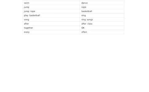 陕旅版英语四年级上册单词默写表_26春四年级上下册人教版_四上英语合集人教版PEP英语四年级上册新教材（教学视频+课件+动画+音频+练习+教案）_17练习资料_《小学英语单词默写表》