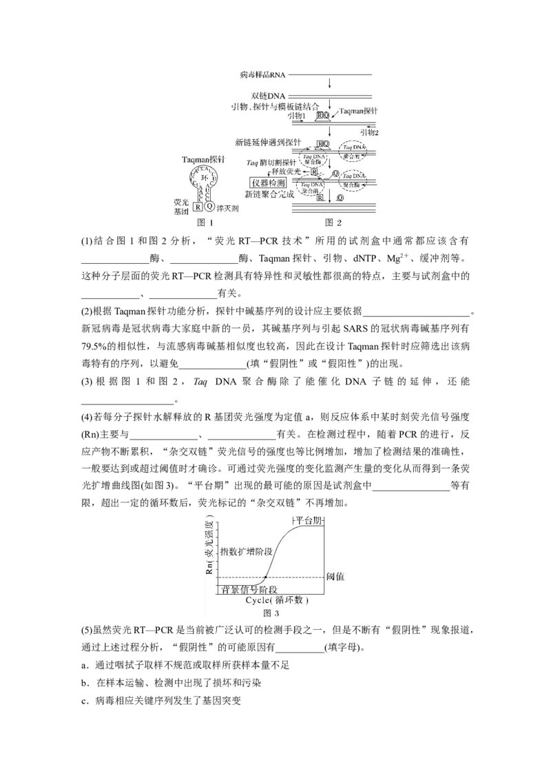 2024年高考生物一轮复习（新人教版）第10单元　解惑练4　PCR技术拓展应用_09高考生物_2024年新高考资料_1.2024一轮复习_2024年高考生物一轮复习讲义（新人教版）