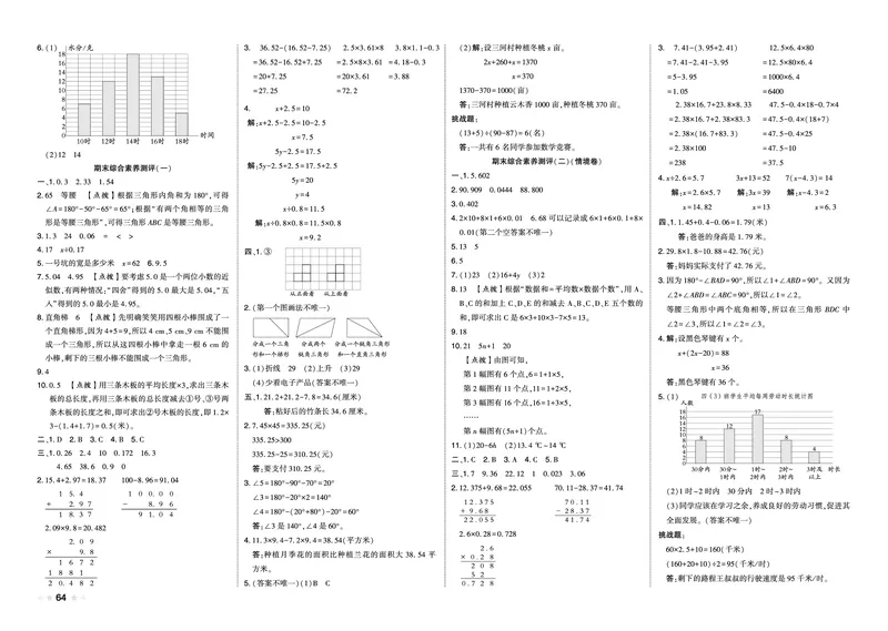 26春好卷四年级数学下（BS版）_数学《好卷》北师26春抢先版