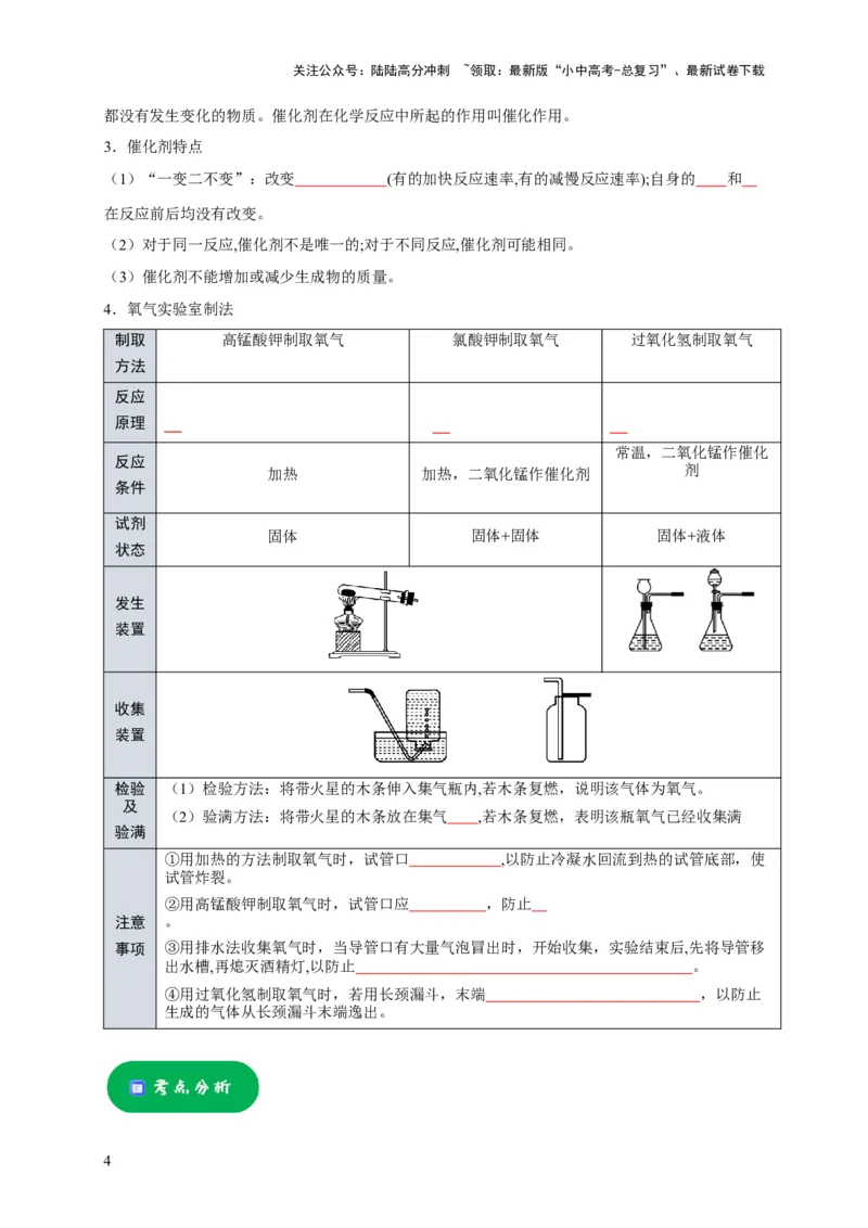 专题06我们周围的空气（原卷版）_02中考总复习（2026版更新中）_05-化学-中考总复习_2024年中考复习资料_专项复习资料_2024年中考化学复习考点一遍过（全国通用）