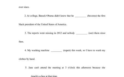 2023届高考英语二轮复习语法提分练习：动词之时态、语态、语气（含答案）_03高考英语_新高考复习资料_2023年新高考资料_二轮复习_2023届高考二轮英语专题复习（含解析）