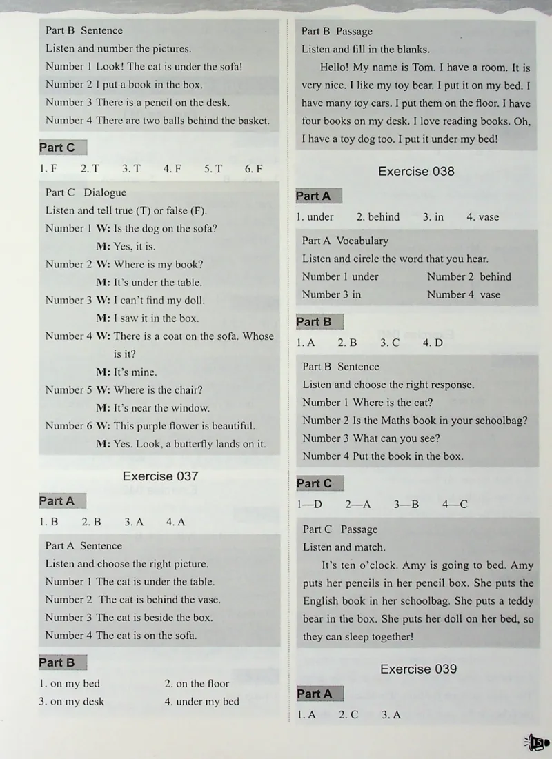 2英语~听霸答案-新_26春四年级上下册人教版_四上英语合集人教版PEP英语四年级上册新教材（教学视频+课件+动画+音频+练习+教案）_17练习资料_小学英语（预习复习资料大礼包）