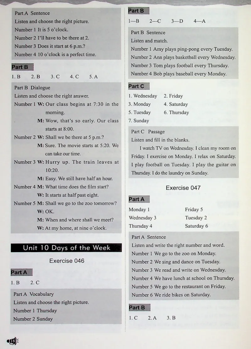 2英语~听霸答案-新_26春四年级上下册人教版_四上英语合集人教版PEP英语四年级上册新教材（教学视频+课件+动画+音频+练习+教案）_17练习资料_小学英语（预习复习资料大礼包）