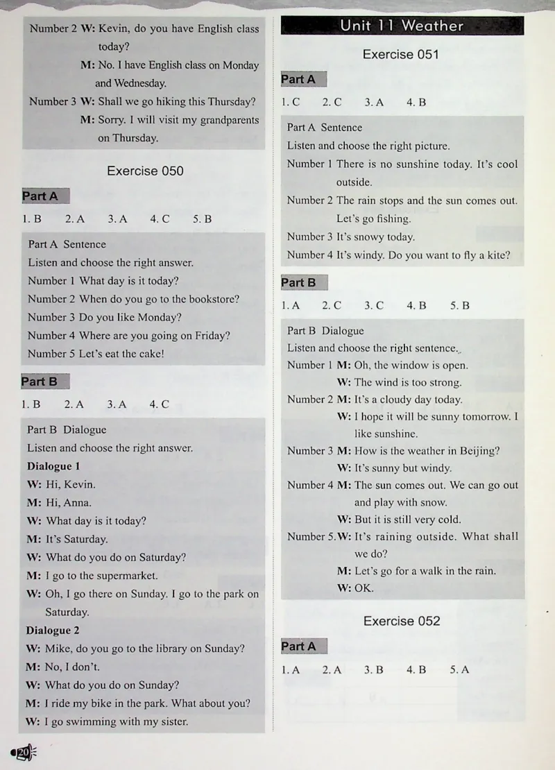 2英语~听霸答案-新_26春四年级上下册人教版_四上英语合集人教版PEP英语四年级上册新教材（教学视频+课件+动画+音频+练习+教案）_17练习资料_小学英语（预习复习资料大礼包）