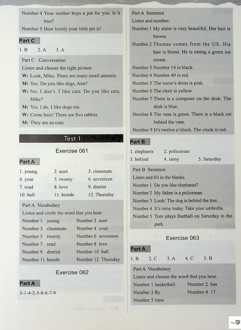 2英语~听霸答案-新_26春四年级上下册人教版_四上英语合集人教版PEP英语四年级上册新教材（教学视频+课件+动画+音频+练习+教案）_17练习资料_小学英语（预习复习资料大礼包）