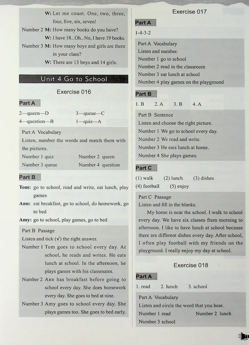 2英语~听霸答案-新_26春四年级上下册人教版_四上英语合集人教版PEP英语四年级上册新教材（教学视频+课件+动画+音频+练习+教案）_17练习资料_小学英语（预习复习资料大礼包）