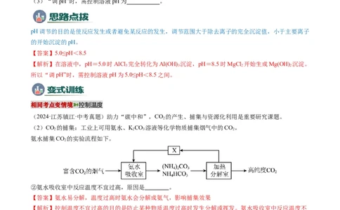 专题06工艺流程（解析版）_02中考总复习（2026版更新中）_05-化学-中考总复习_2025年中考复习资料_2025年中考化学答题方法模板_专题06工艺流程-2025年中考化学答题方法模板