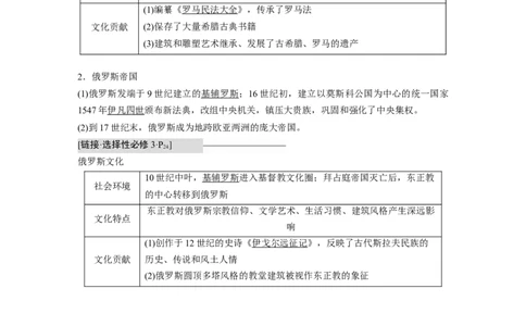 2023年高考历史一轮复习（部编版新高考）第12讲课题36　中古时期的欧洲_07高考历史_新高考复习资料_2023年新高考复习资料_2023新高考大一轮复习讲义